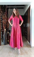 Hot Pink Gota Dress